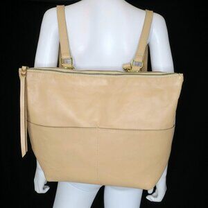Cleobella Taylor Mama Bag Moccasin Tan Leather Large Backpack Shoulder Purse
